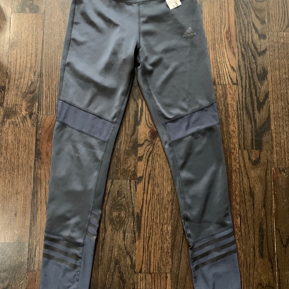 adidas Pants - NWT Adidas Black w/blk stripes full length legging adidas Pants - NWT Adidas Black w/blk stripes full length legging